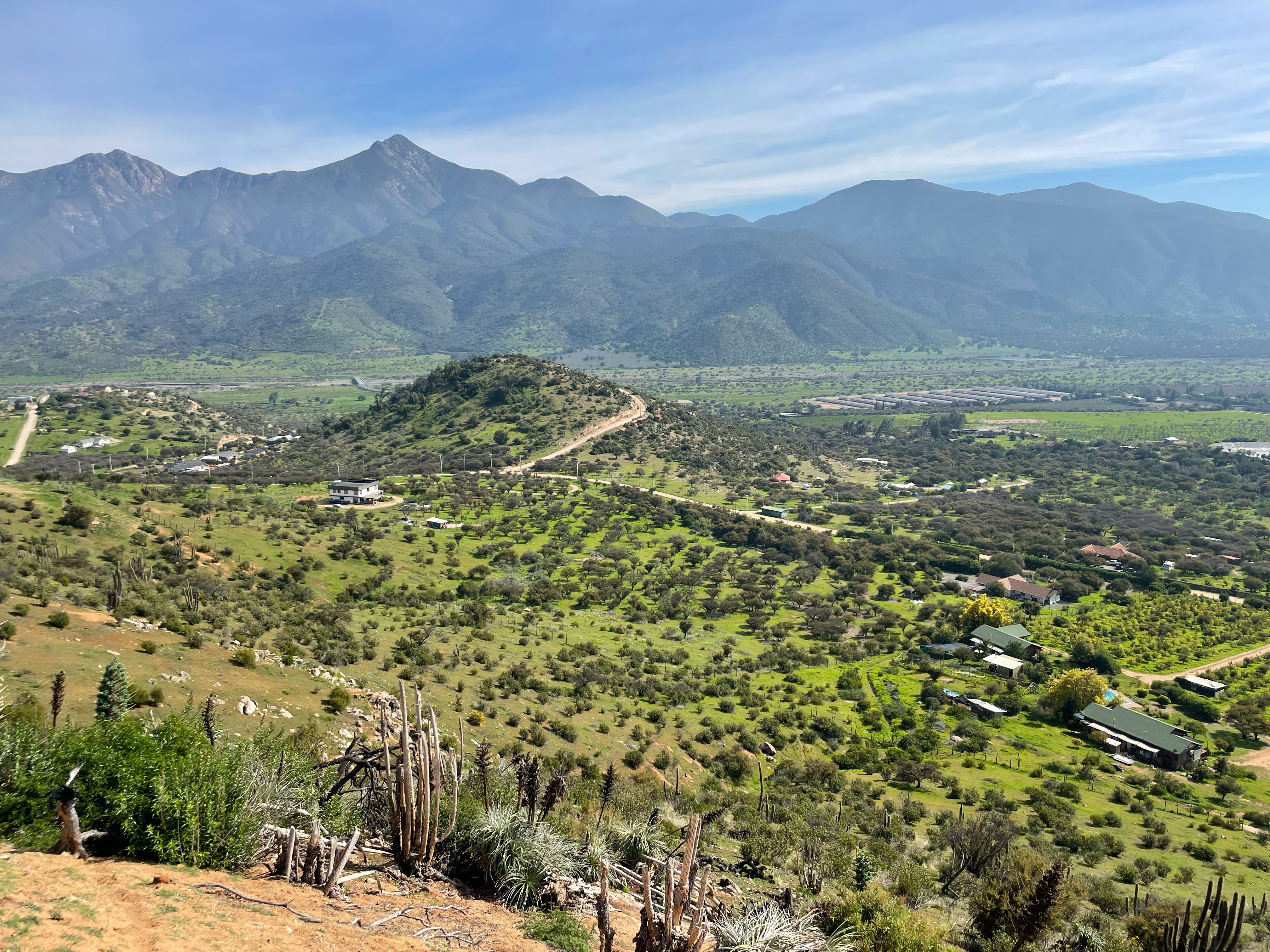 Vista al lago en el sur